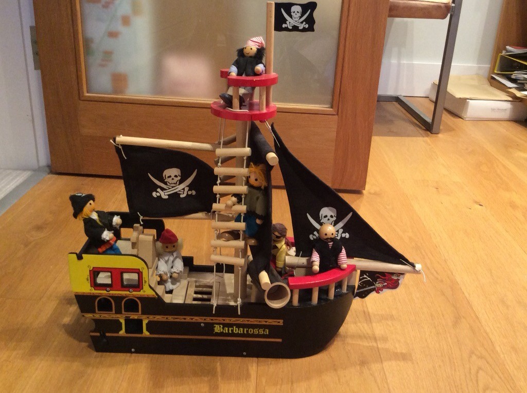 barbarossa wooden pirate ship